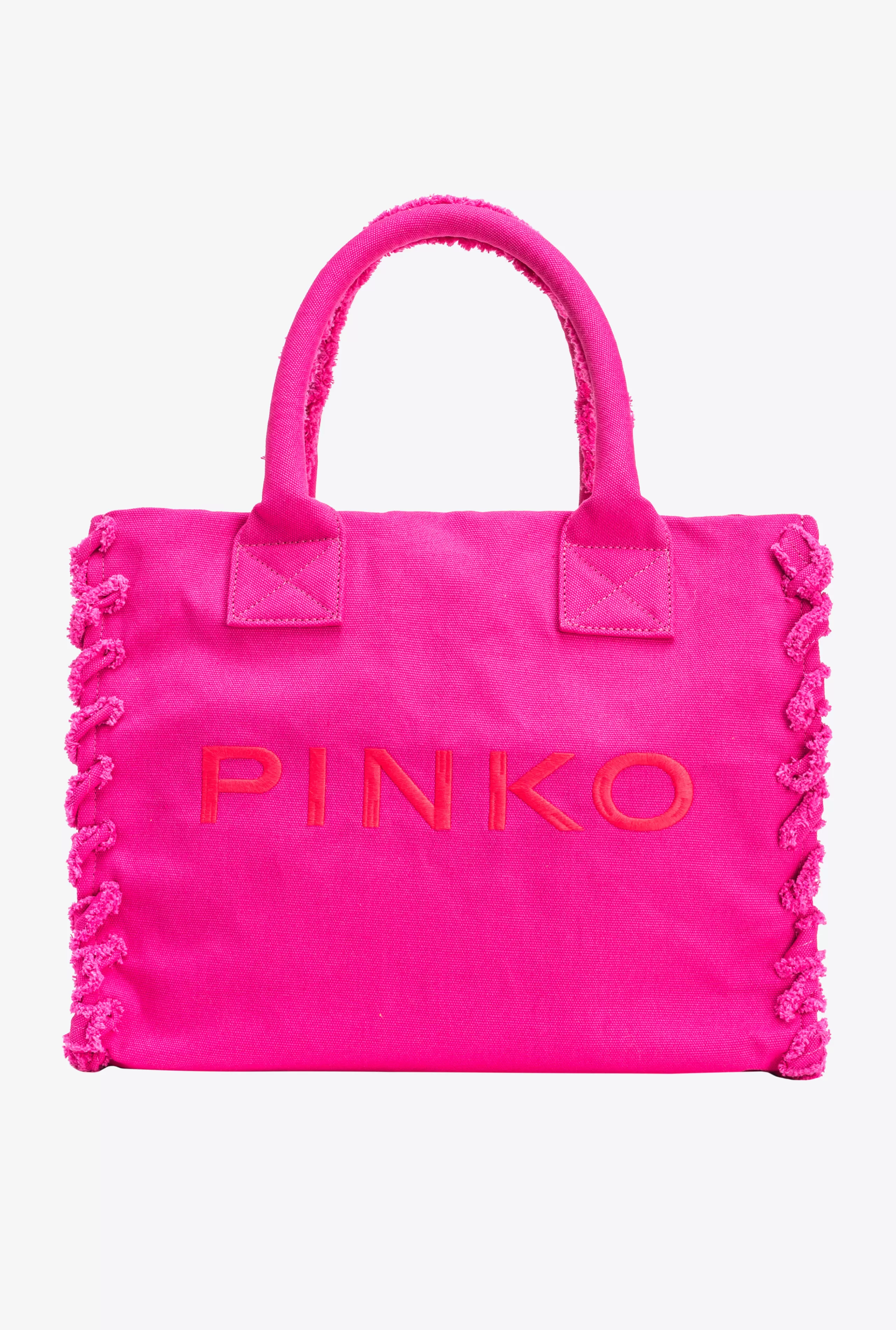 PINKO Torby zakupowe-Beach Shopper Z Płótna Z Recyklingu