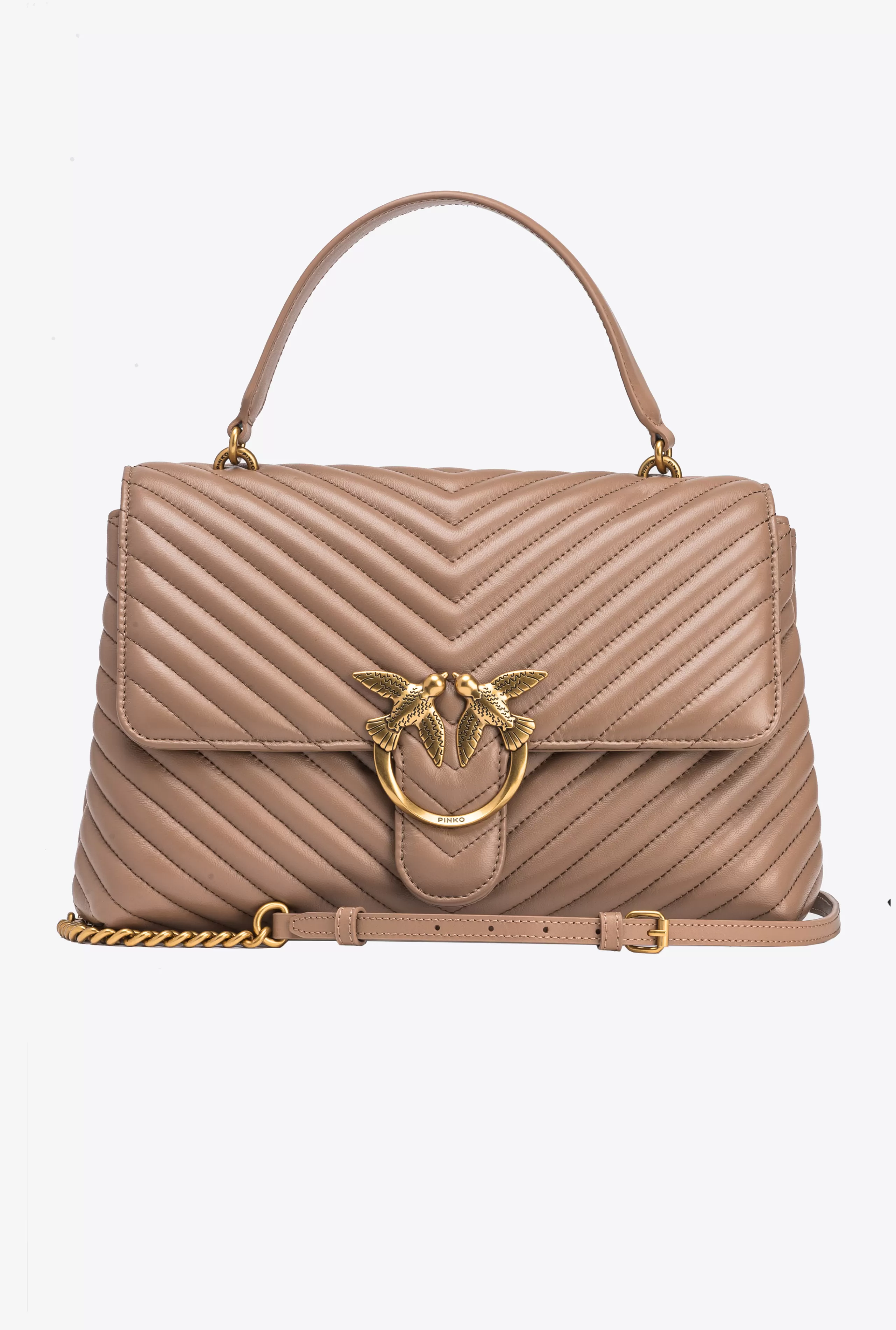 PINKO Love Bag Puff | Torebki do Ręki-Big Lady Love Bag Puff Chevron