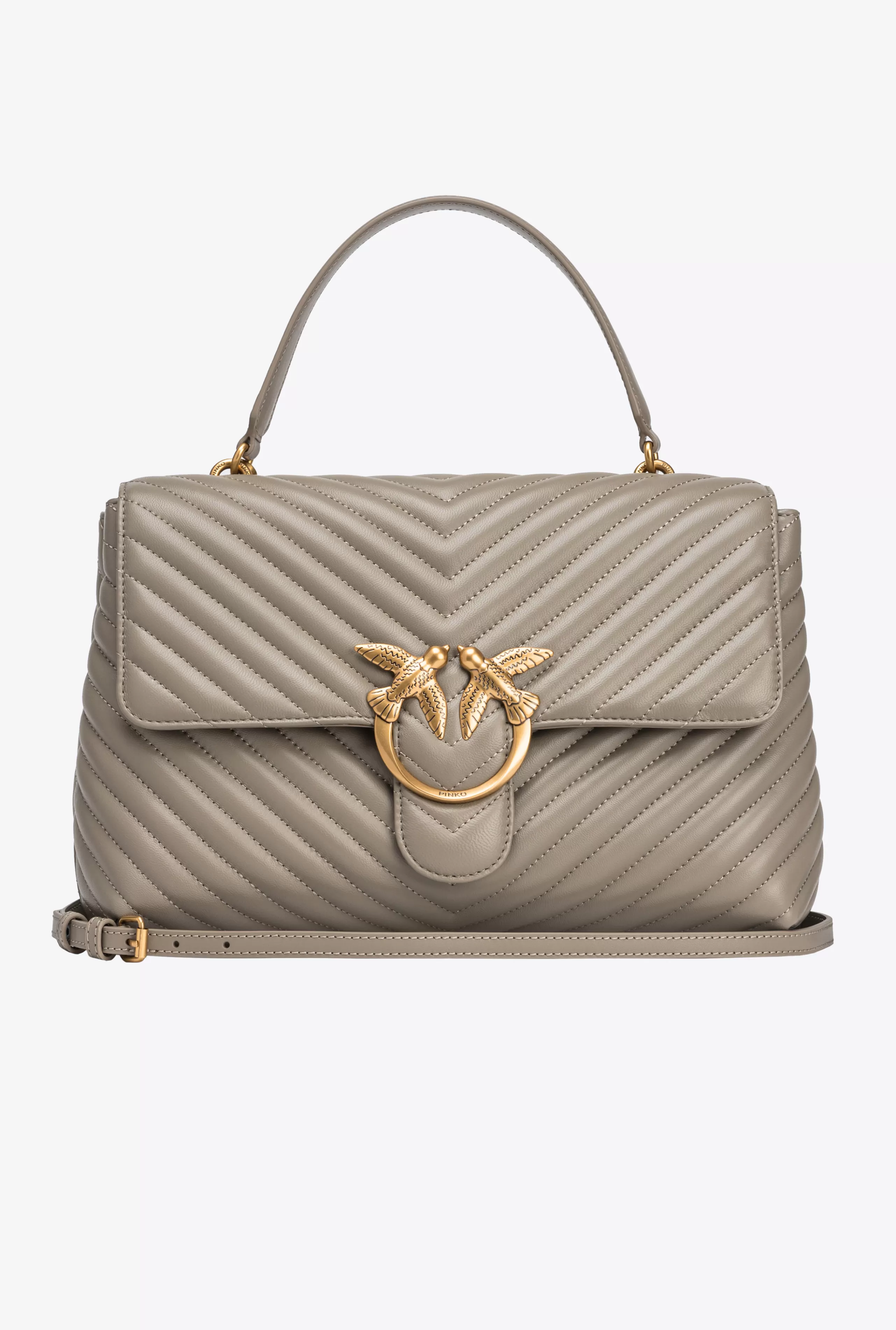 PINKO Love Bag Puff | Torebki do Ręki-Big Lady Love Bag Puff Chevron