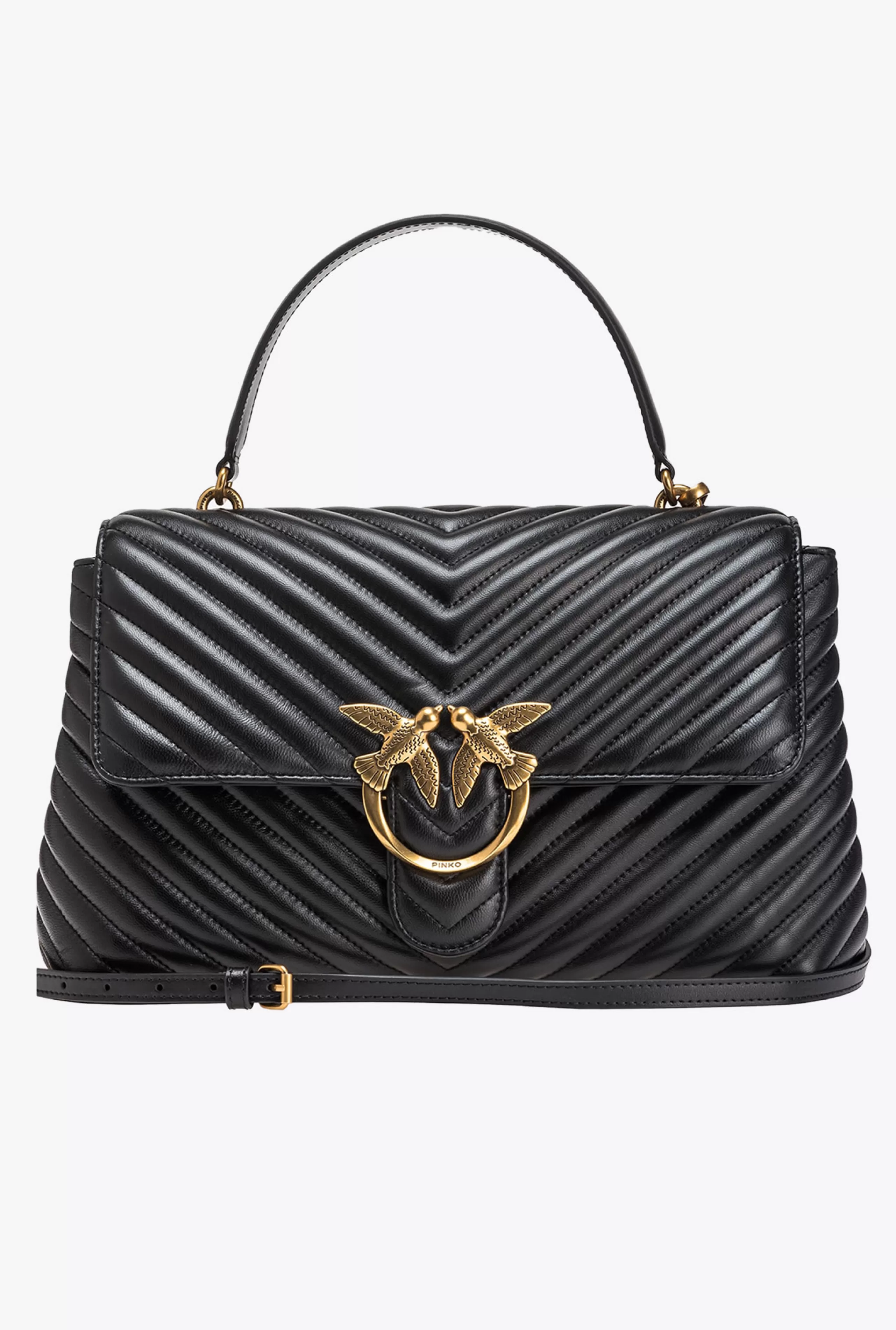 PINKO Love Bag Puff | Torebki do Ręki-Big Lady Love Bag Puff Chevron