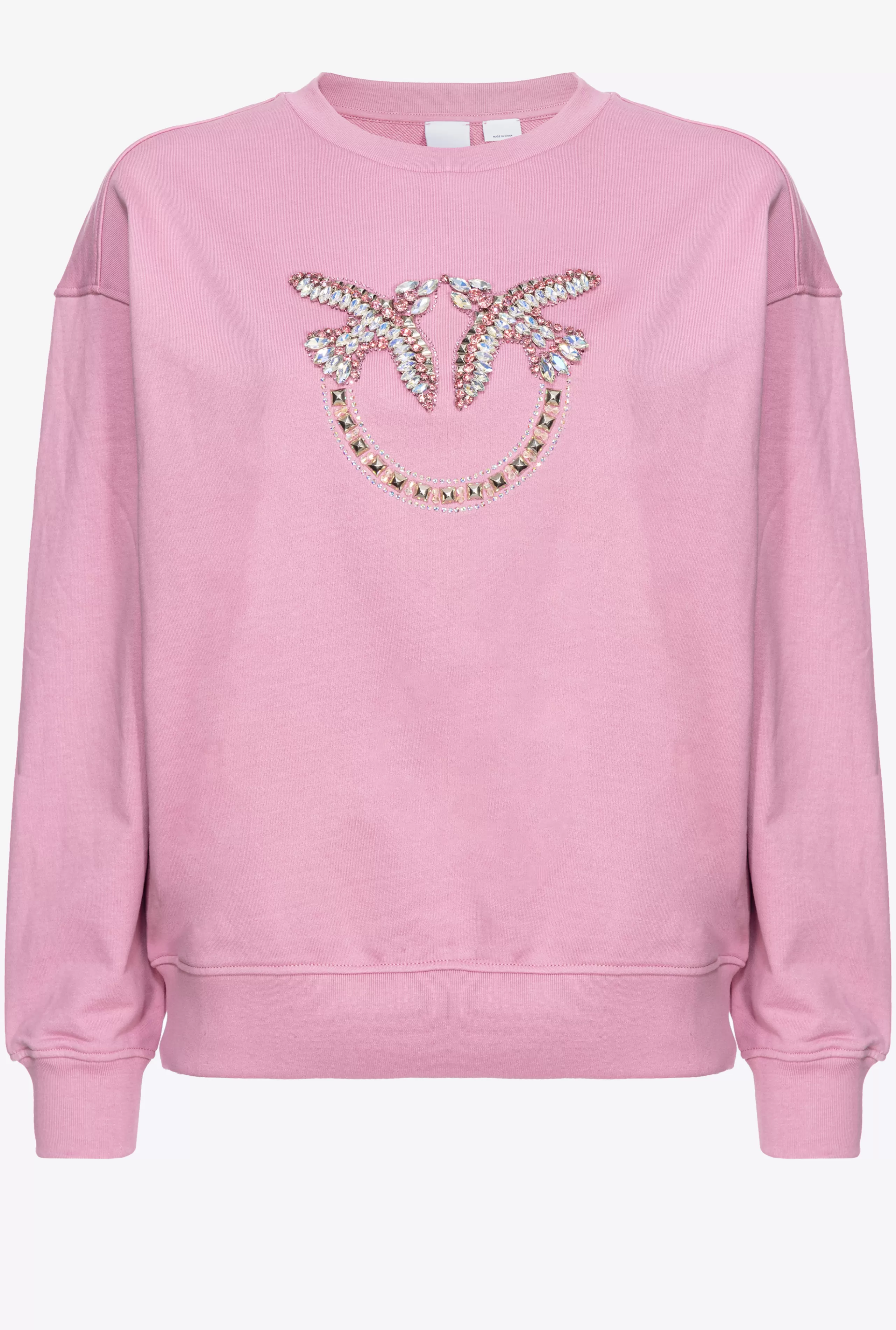 PINKO Bluzy | SWETRY-Bluza Z Haftem Love Birds