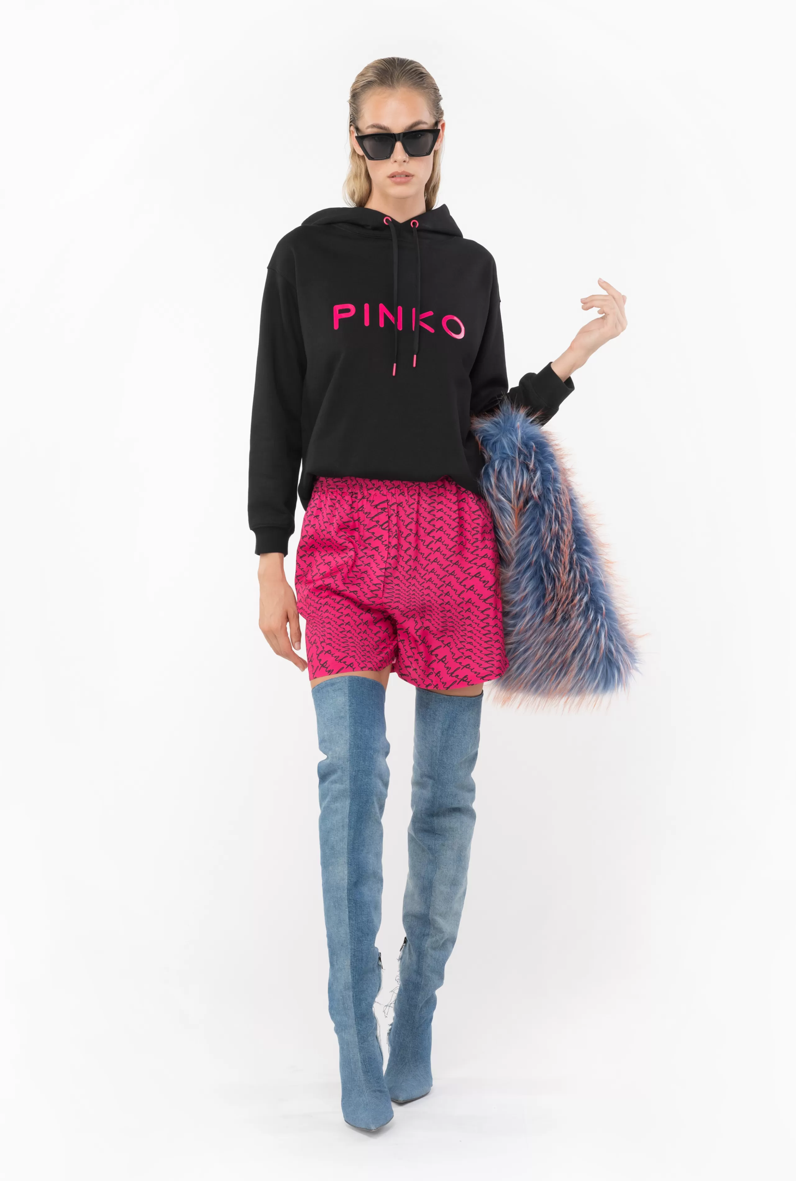 PINKO Bluzy | SWETRY-Bluza Z Nadrukiem