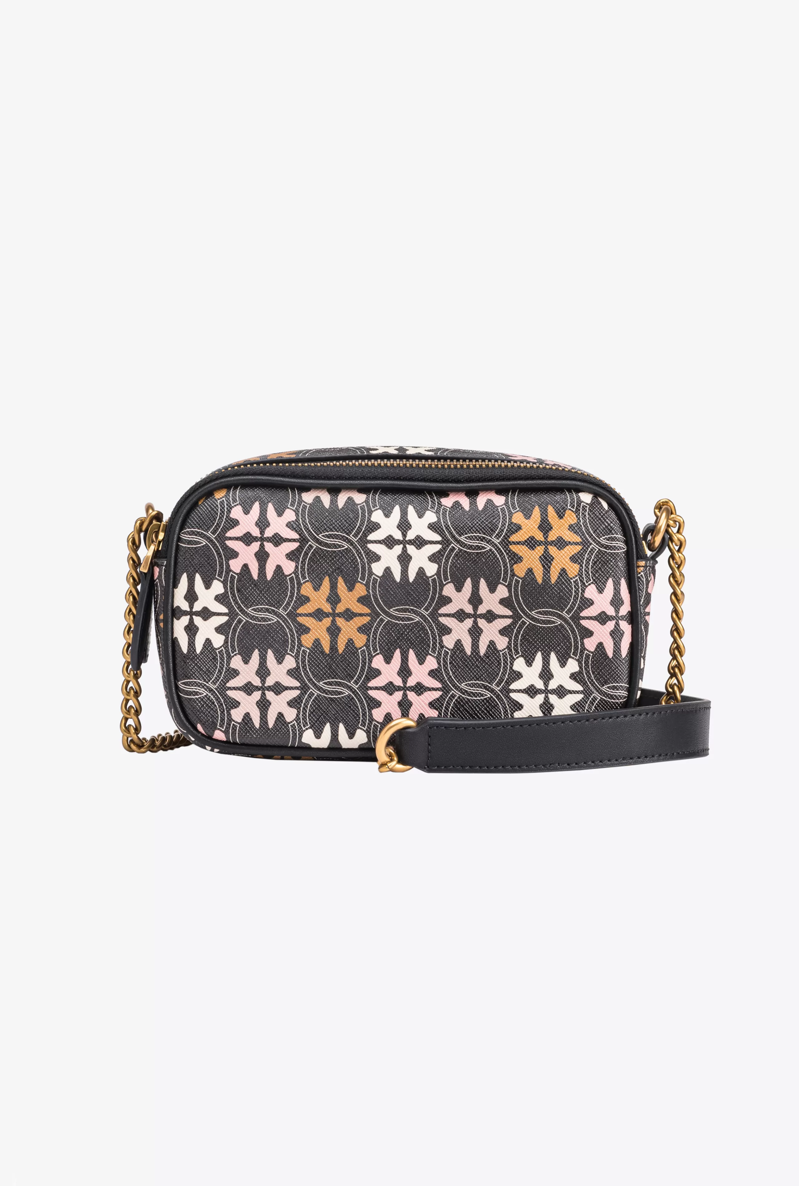 PINKO Mini Bags | Torebki przewieszane przez ramię-Camera Case Love Birds Monogram