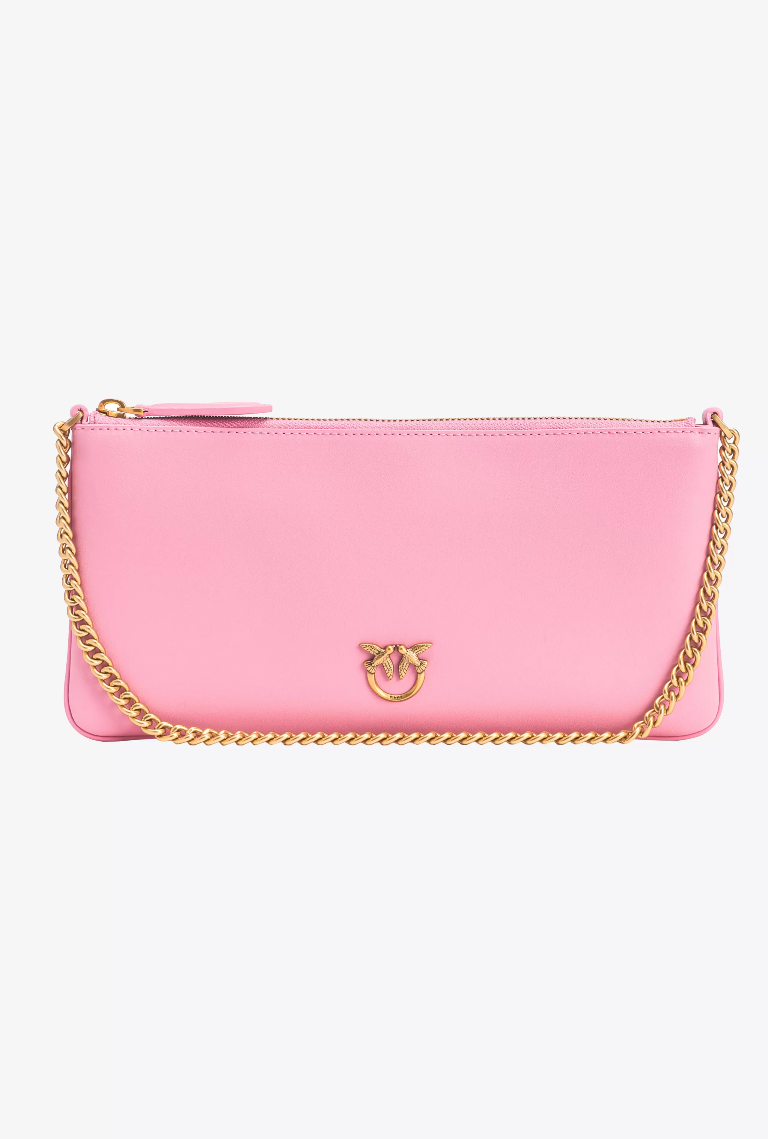 PINKO Galanteria skórzana | KOPERTÓWKA-Horizontal Flat Bag Ze Skóry