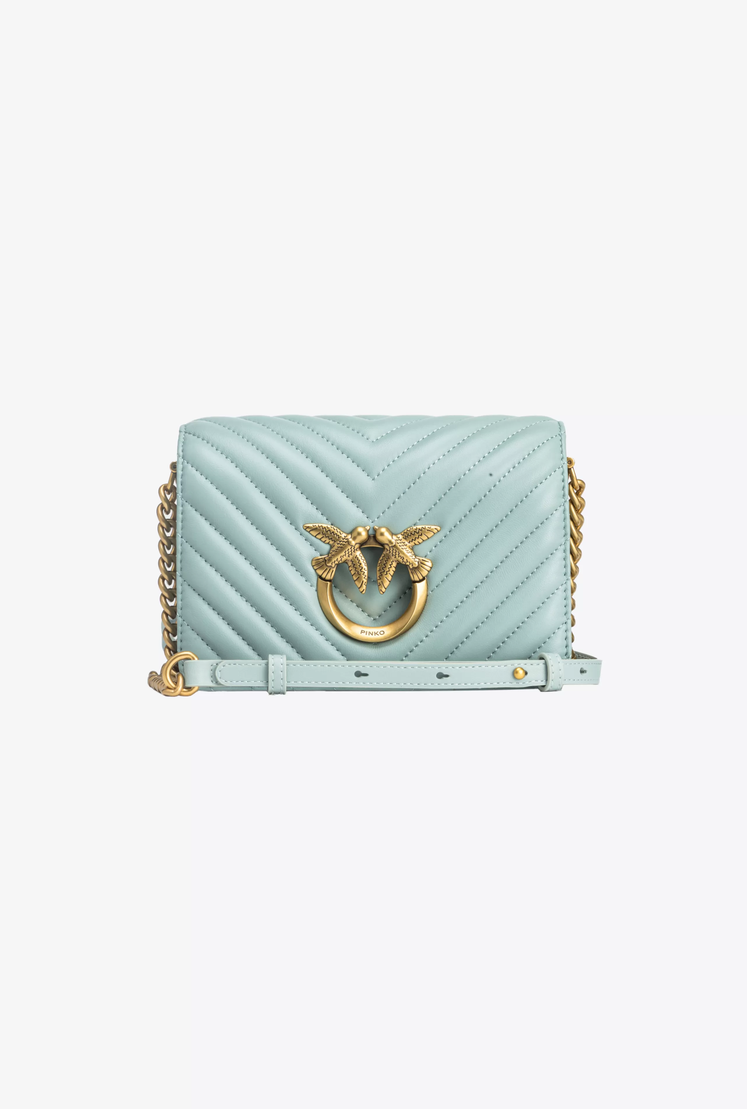 PINKO Galanteria skórzana | Love Bag Click-Mini Love Bag Click Chevron