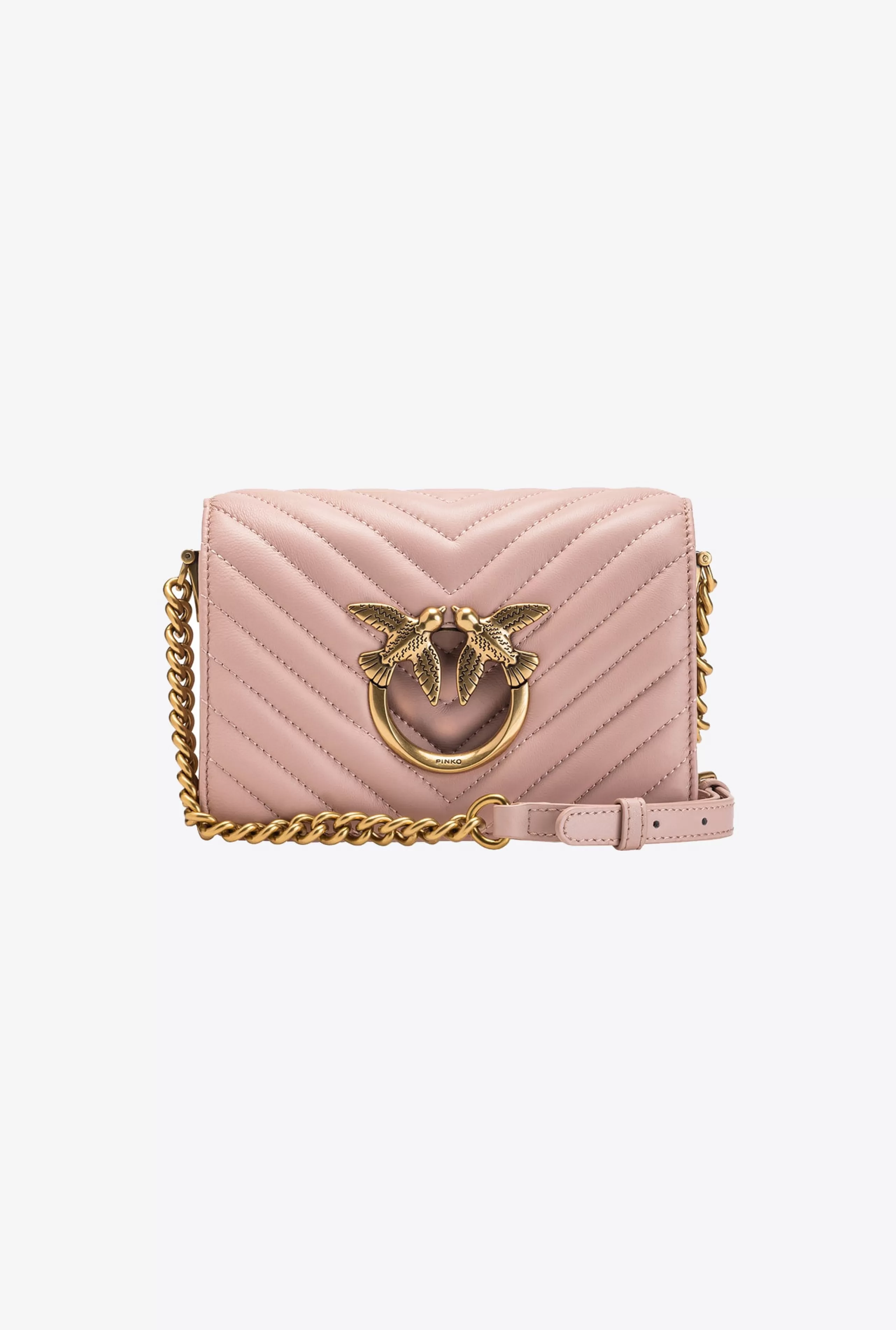 PINKO Galanteria skórzana | Love Bag Click-Mini Love Bag Click Chevron