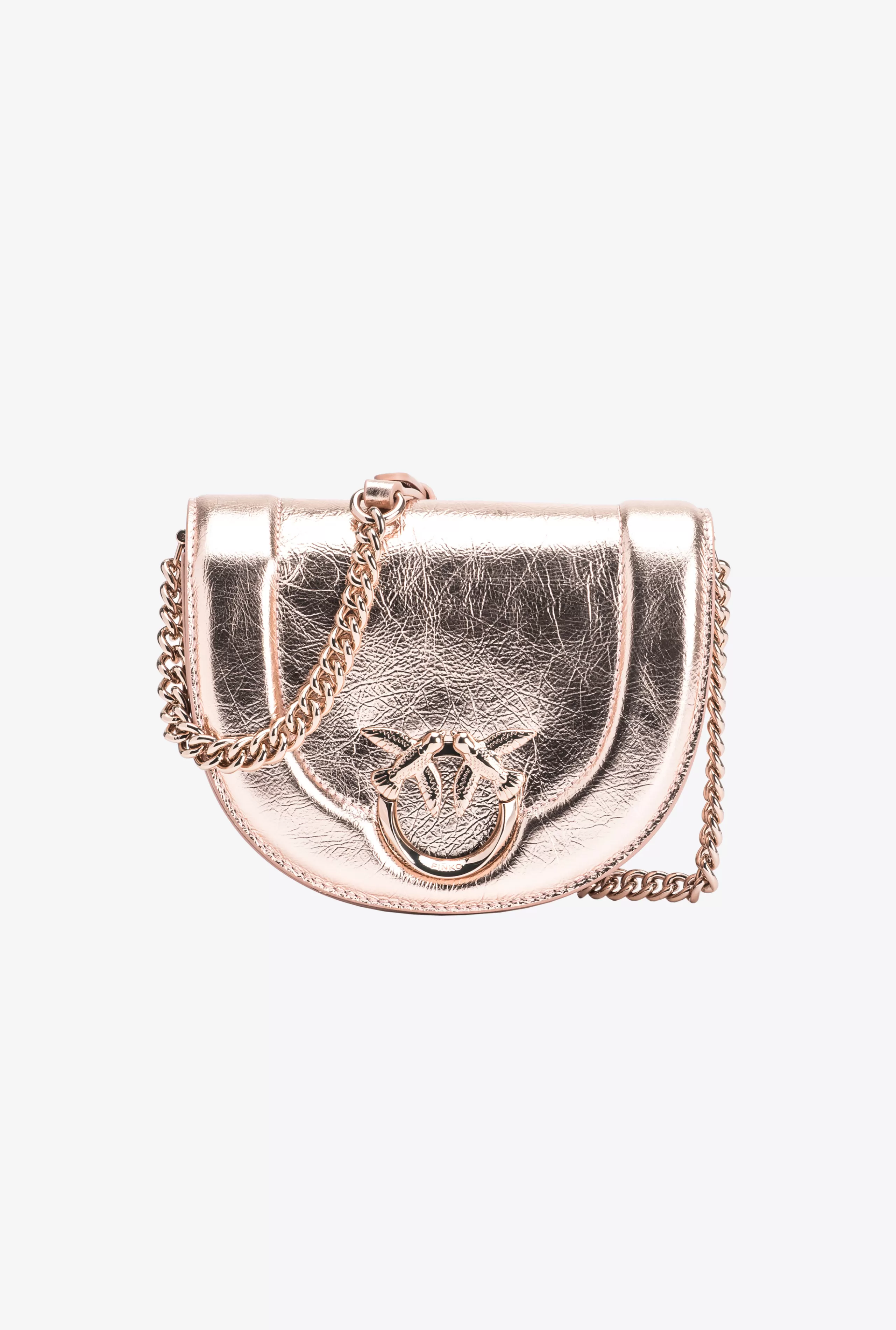 PINKO Love Bag Click | Mini Bags-Mini Love Bag Click Round Z Laminowanej Nappy Crinkle