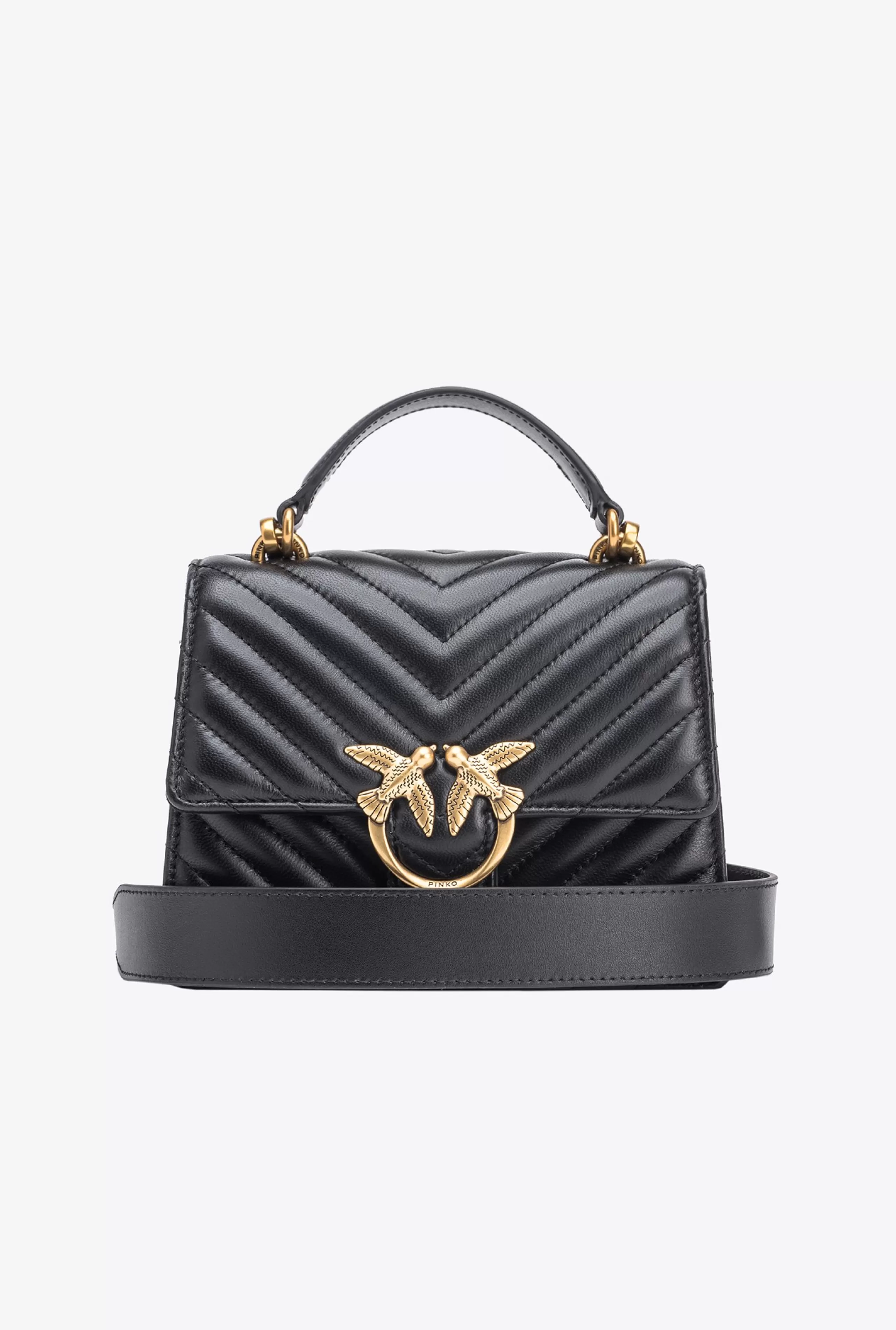 PINKO Love Bag Puff | Torebki do Ręki-Mini Love Bag Top Handle Light Chevron