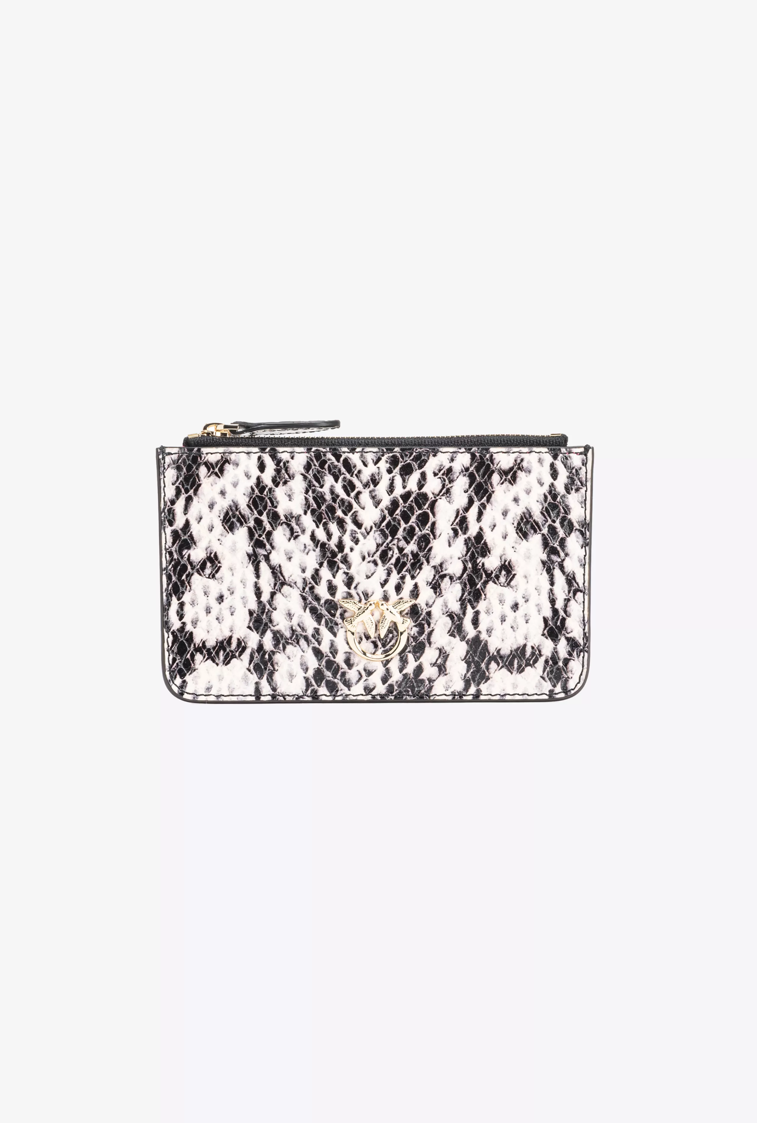 PINKO Galanteria skórzana | Limited Edition-Płaski Woreczek Pouch Wąż Galleria