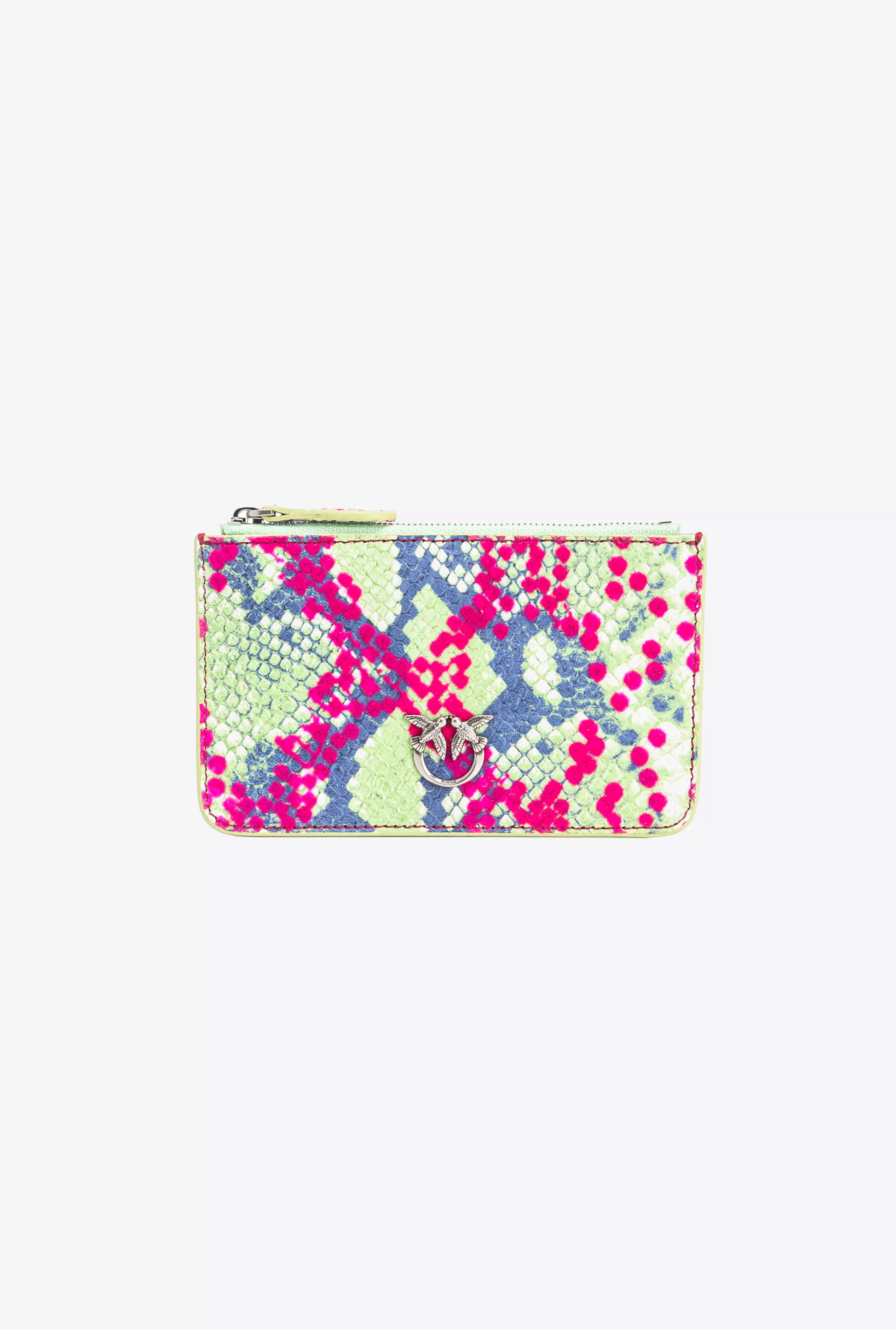 PINKO Galanteria skórzana | Limited Edition-Płaski Woreczek Pouch Wąż Galleria