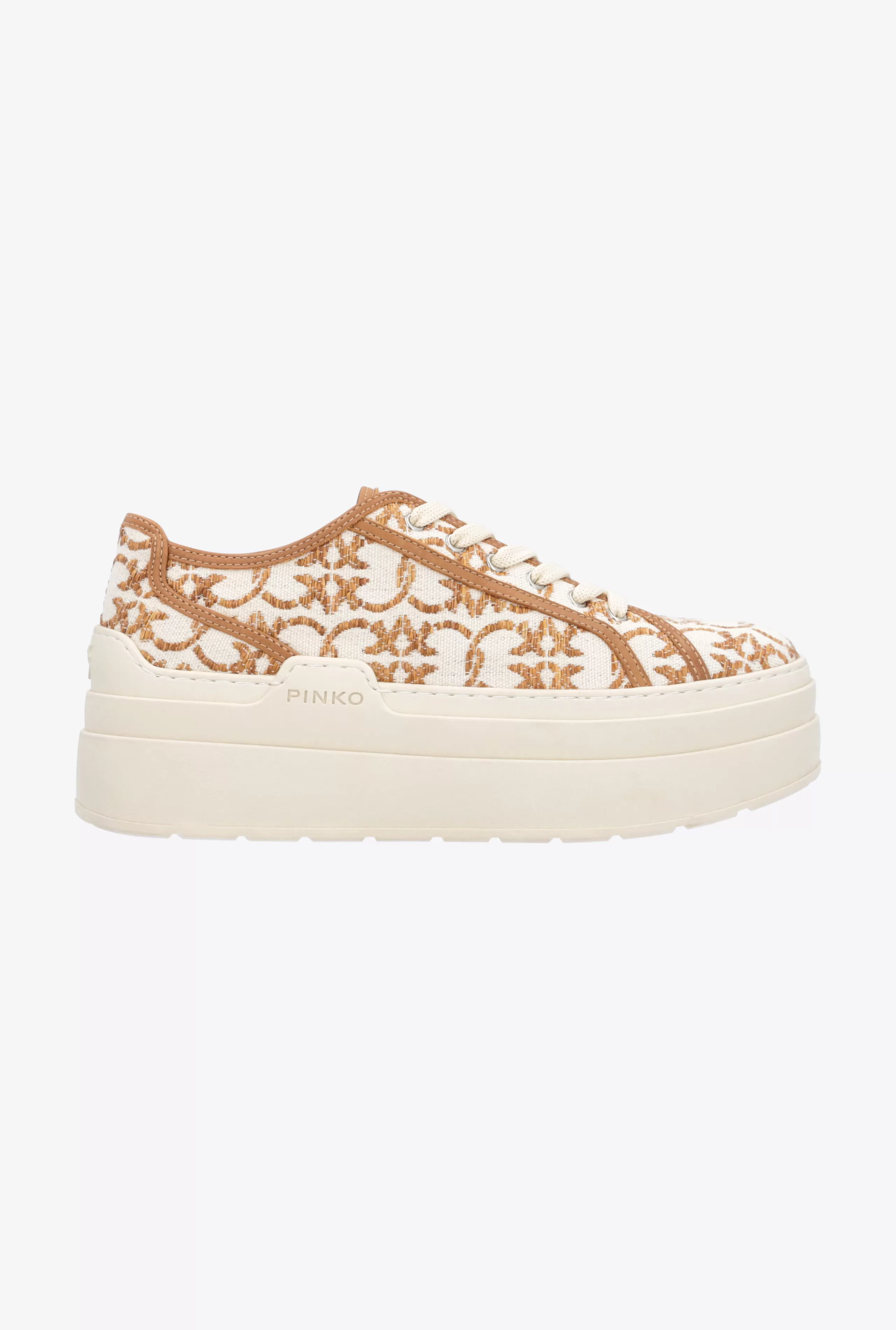 PINKO Sneakersy-Sneakersy Na Platformie Love Birds Monogram