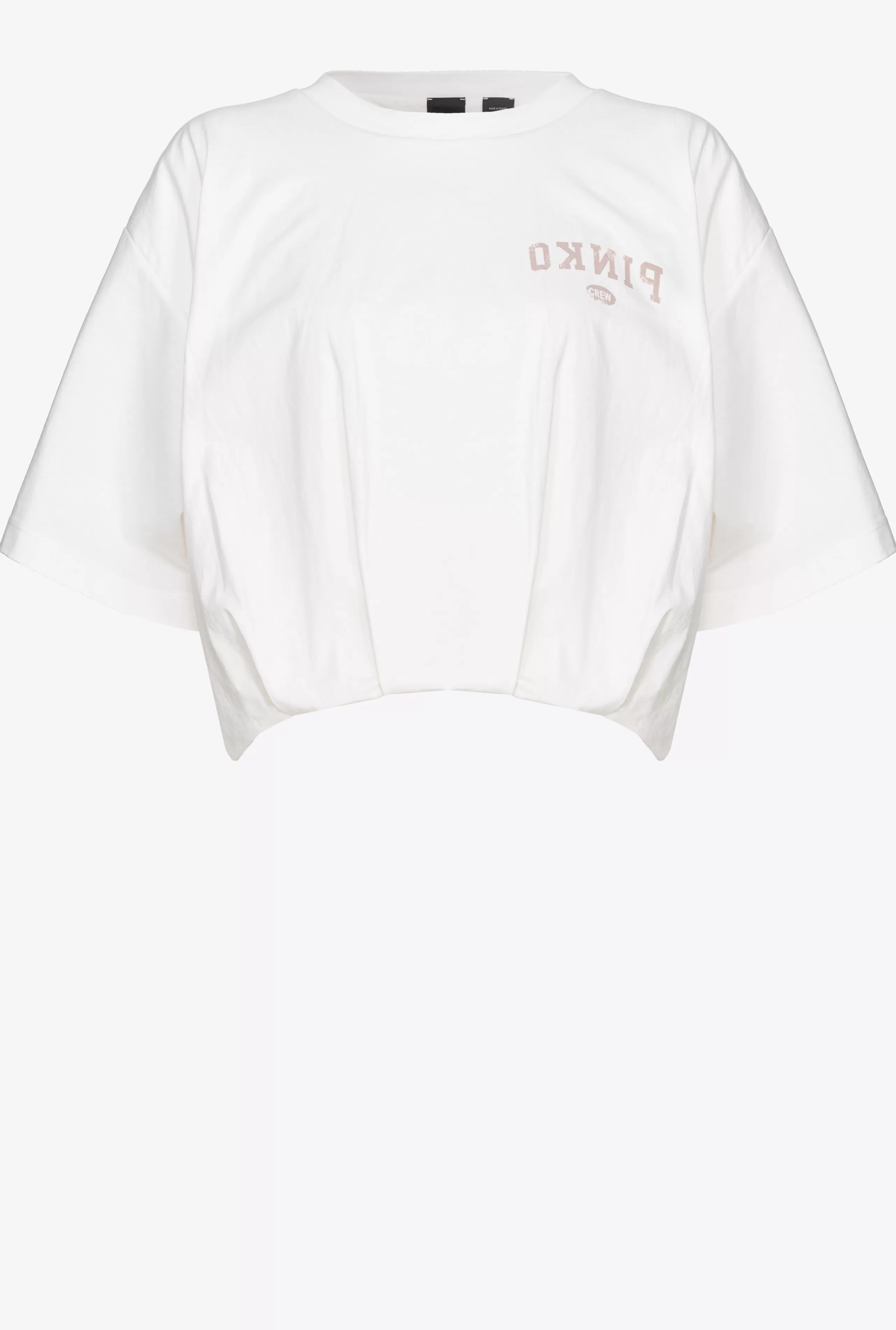 PINKO TOPY-T-shirt Crop Z Logo