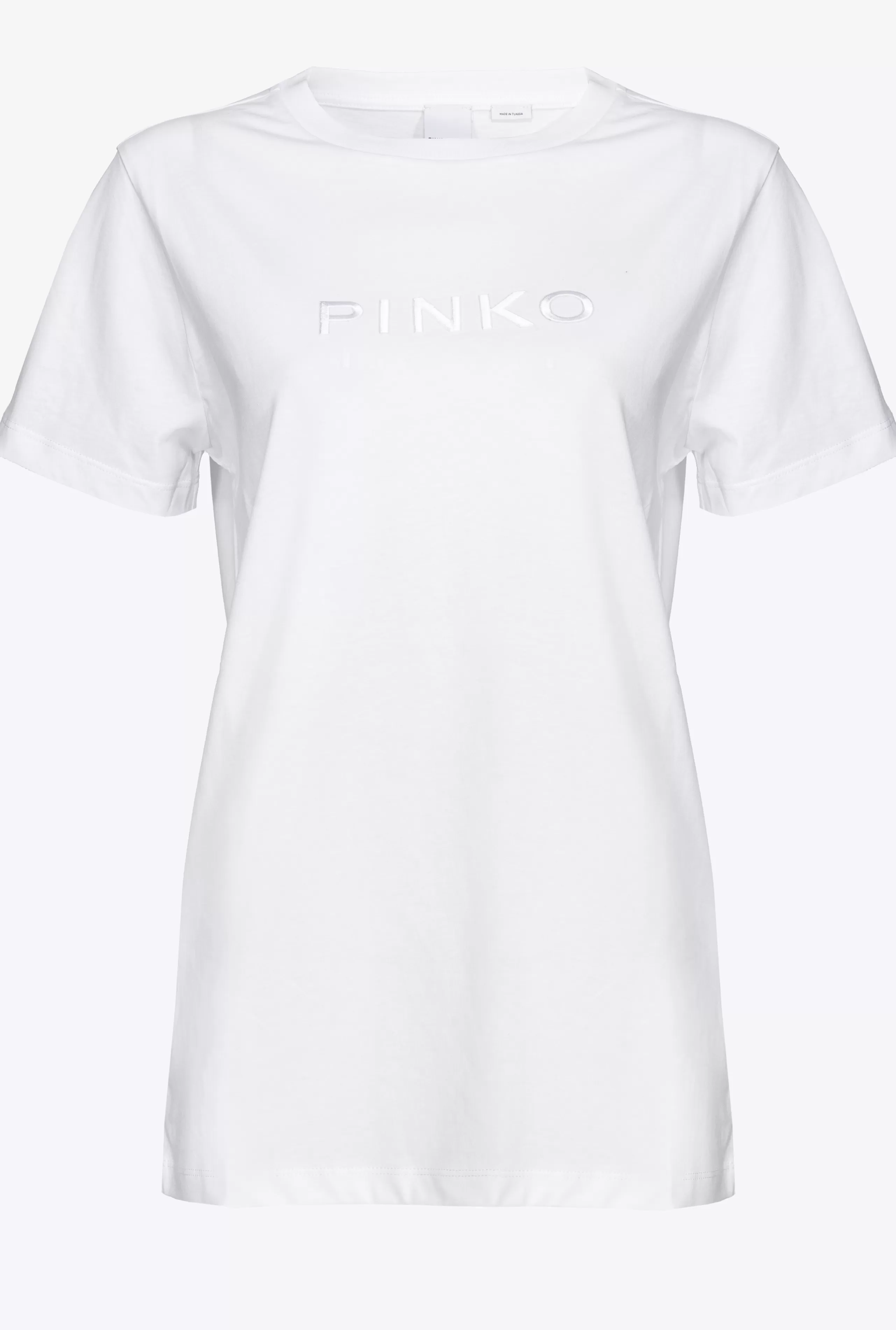 PINKO TOPY-T-shirt Z Haftem Logo