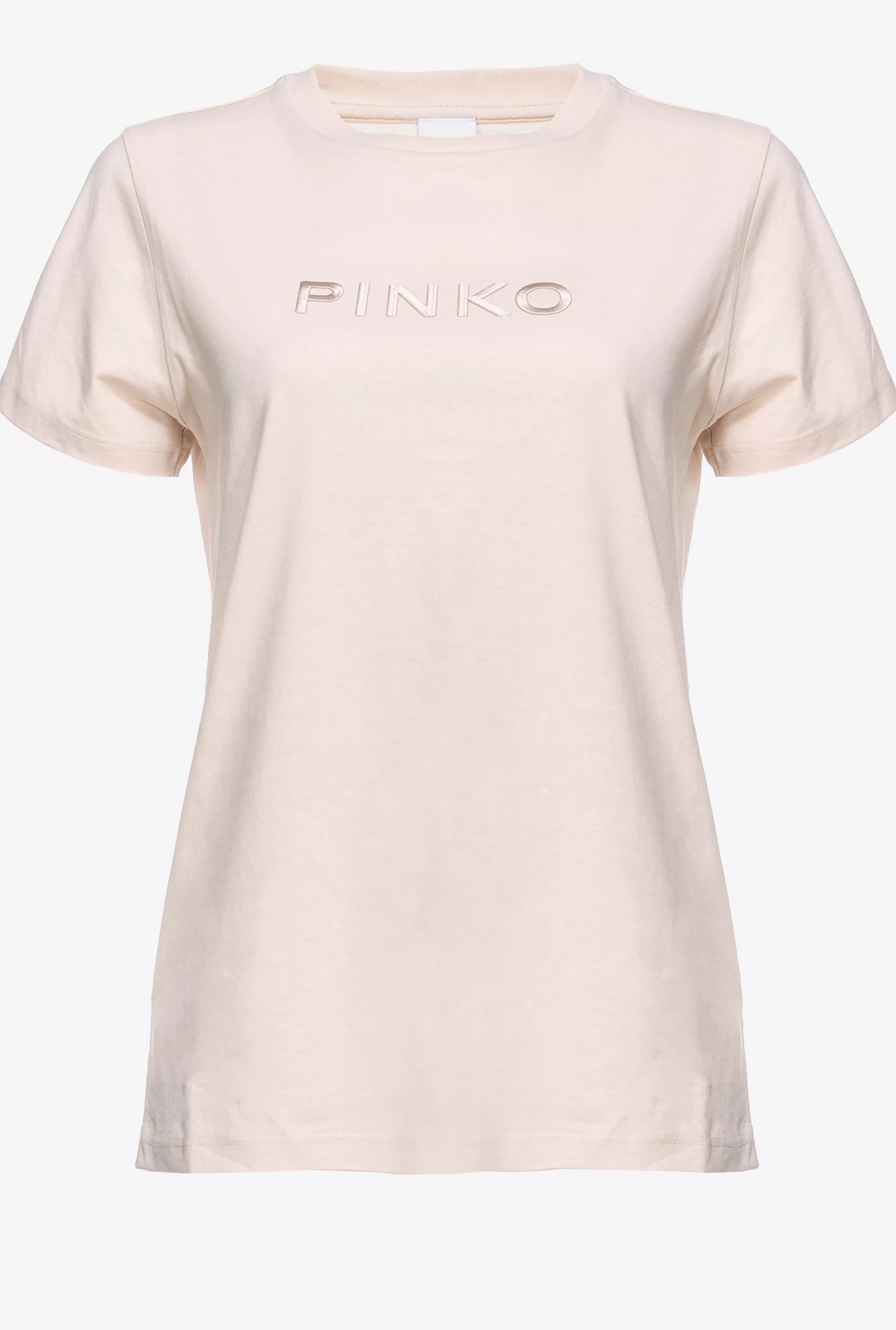 PINKO TOPY-T-shirt Z Haftem Logo