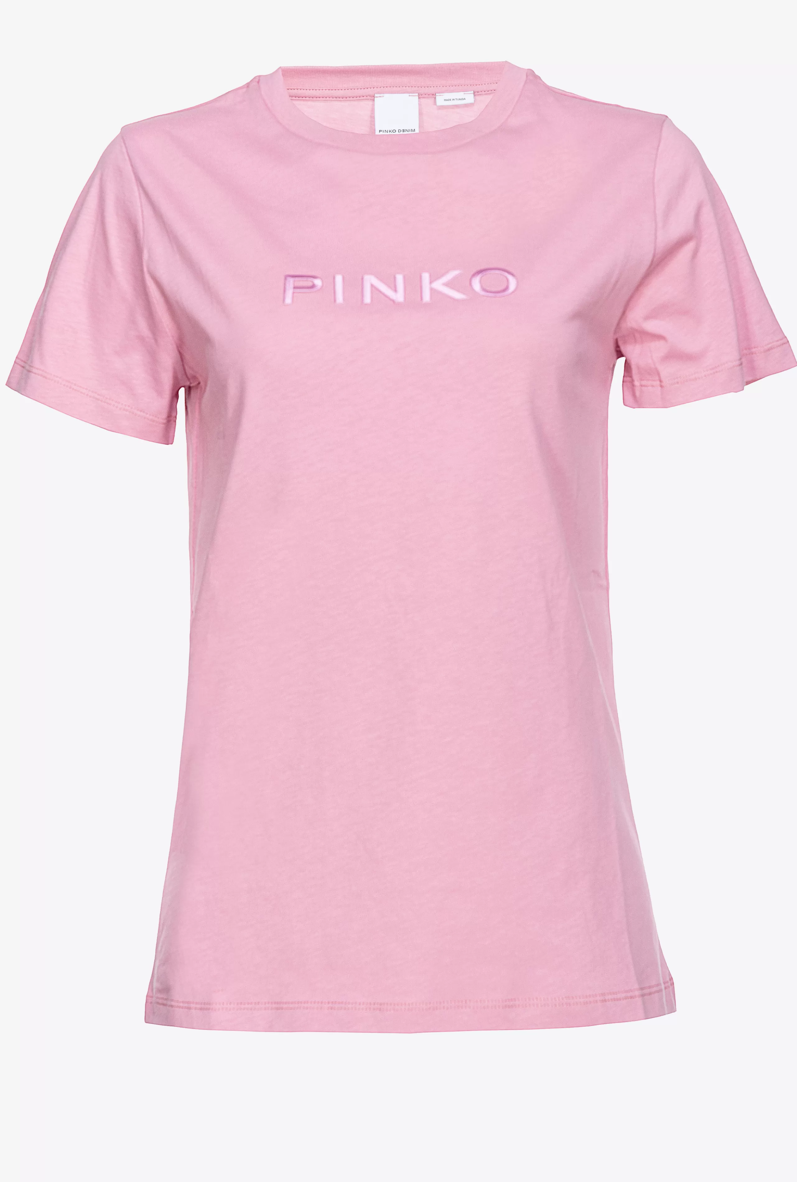 PINKO TOPY-T-shirt Z Haftem Logo